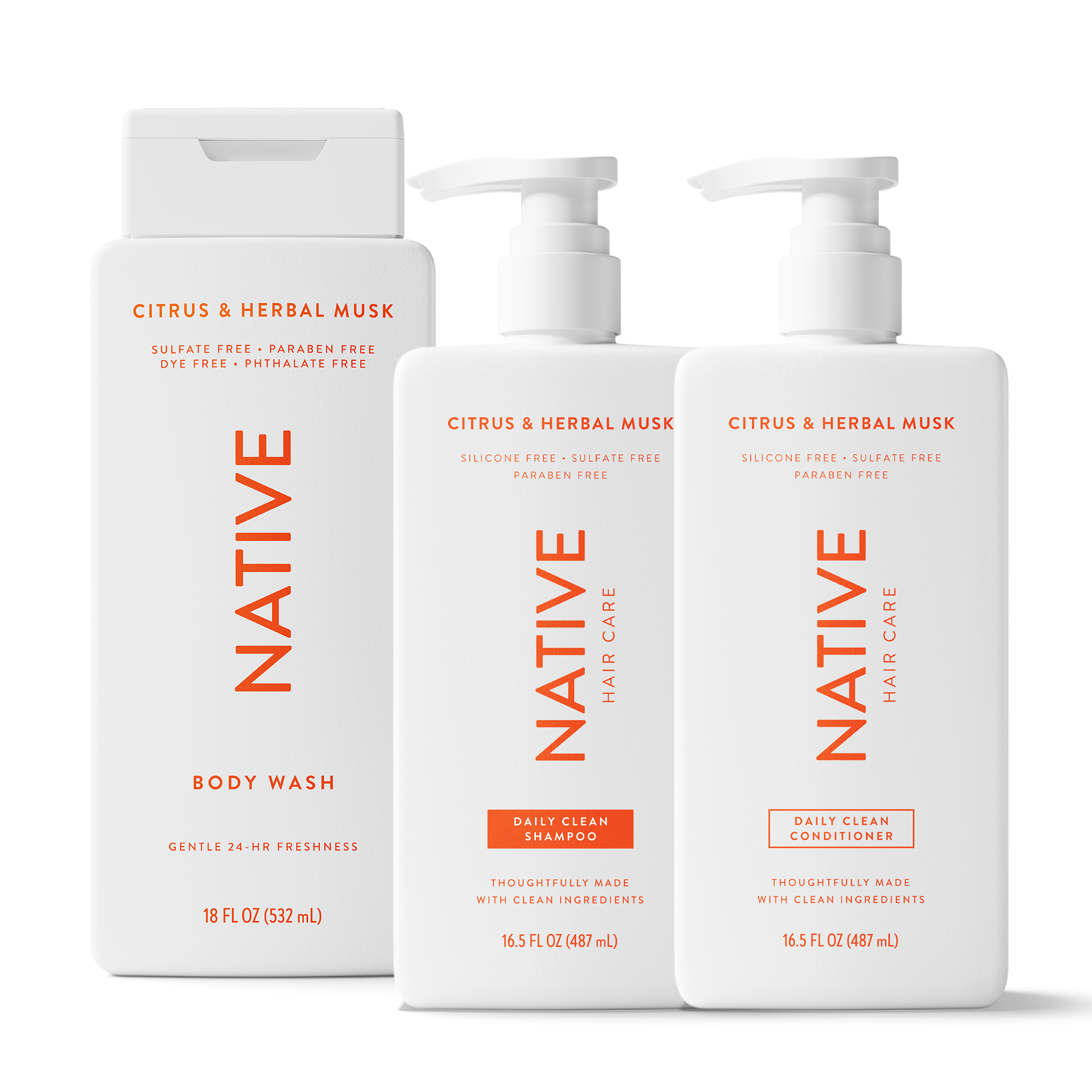 Shower Essentials Trio - Clean Bundle