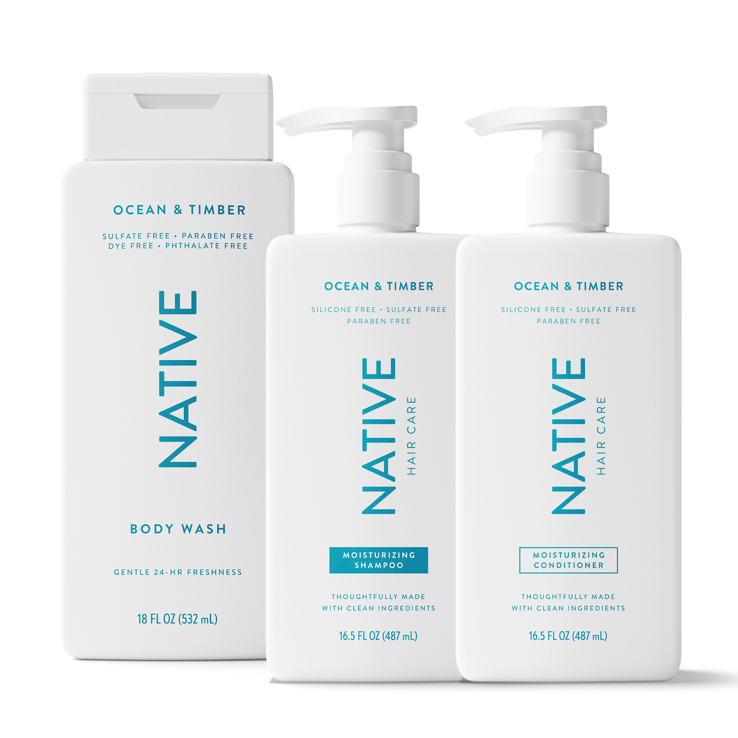 Shower Essentials Trio - Clean Bundle