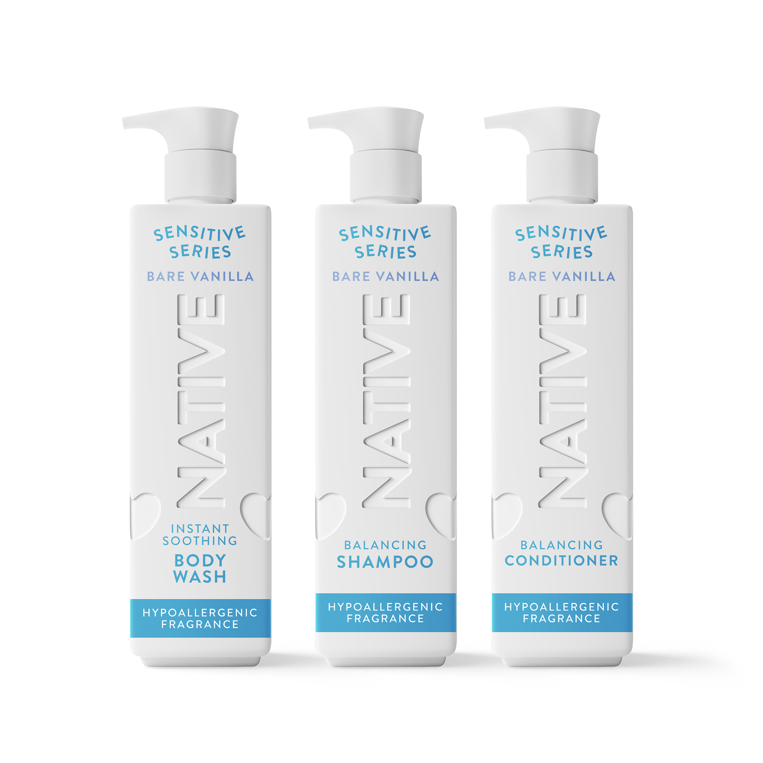 Shower Essentials Trio - Clean Bundle